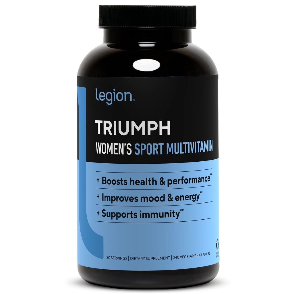 LEGION Triumphの毎日のスポーツのMultivitaminの補足-選手のためのビタミンそして鉱物はスポーツ及びボディービルをやるトレーニングのためのエネルギーと助けます。 30 サービング(女性)