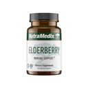 NutraMedixエルダーベリー抗酸化剤サプリメントカプセル - エルダーベリーエキスは、健康的な炎症反応、毎日の免疫サポート、および腸の健康(60カプセル)を促進する