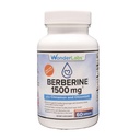ワンダーラボラトリーズ Berberine HCL 1,500mg + Cinnamon, Chromium, & Glucose, Heart & Immune System Health Gluten & GMO Free - 60カプセル