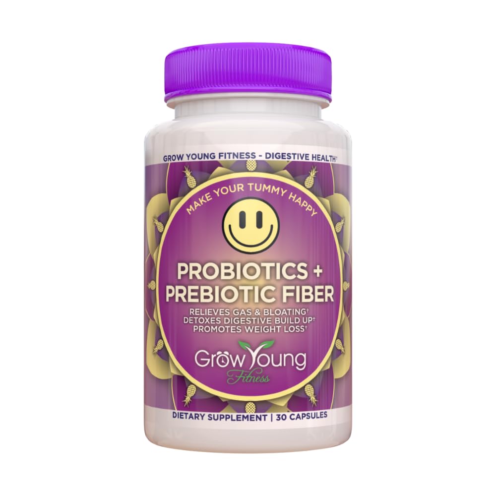若いフィットネス毎日のプロバイオティクス+プレバイオティクス繊維の補足を育てて下さい、Digestive Health (1パック、30のサービング)を支えて下さい