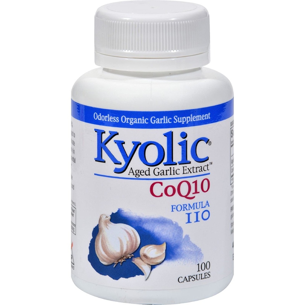 Kyolicの方式109はCoQ10カプセルが付いているニンニクのエキス- 1パックごとの100 - 場合ごとの3パックを老化させました。