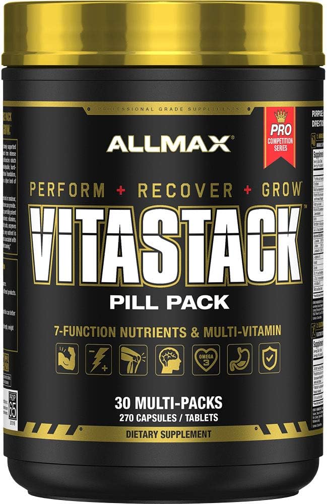 AllMAX栄養のVitastack、ビタミン及び栄養素の積み重ねのパック、30のパック