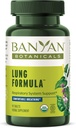 Banyan Botanicals Lung Formula – Organic Respiratory Support for Lung Health – Plant-Based Blend with Licorice, Tulsi Leaf, and Other Lung Health Herbs – 90 Tablets – Non GMO Fair for Life Vegan