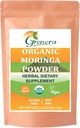 Grenera Organic Moringa Powder - 2.2 lbs (35.2 oz) | モリンガ オリフェラ リーフ パウダーラボ 純度でテスト | モリンガ パウダー 有機スムージー、ドリンク、紅茶、レシピに最適 | インド産100%原材料