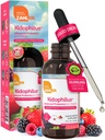 Zahler - キドフィロス液体は、子供(4 Fl Oz)認定コッシャーキッズプロバイオティクス認定 - フルーツパンチ風味の子供プロバイオティックドロップサプリメント