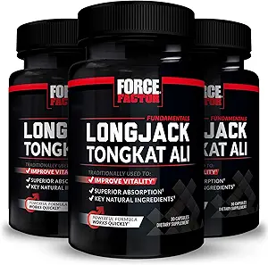力率 人のための長いジャックのTongkatのアリ500のmg、男性Vitality及び改善ドライブ、BioPerineの黒いペッパーのエキス、30の計算のカプセルを支えるLongjackのTongkatのエキス
