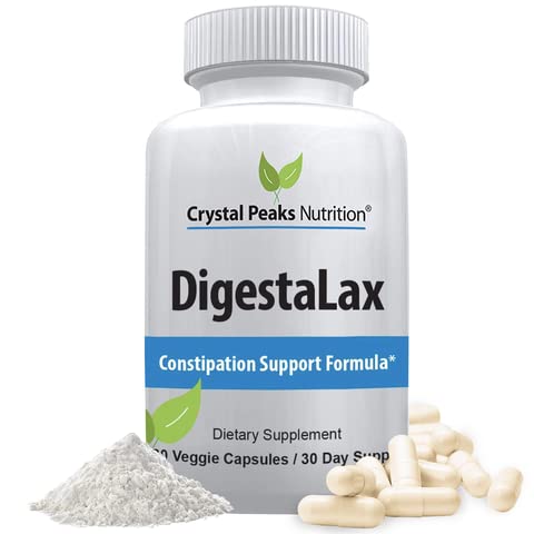 DigestaLaxの増加の栄養及び便秘サポート-助けは容易な消化及び自然なコロンの吸収+ガス、膨脹し、そして安全、腸の健康のためのカルシウム ブレンド、60のベジギー カプセルを改善します
