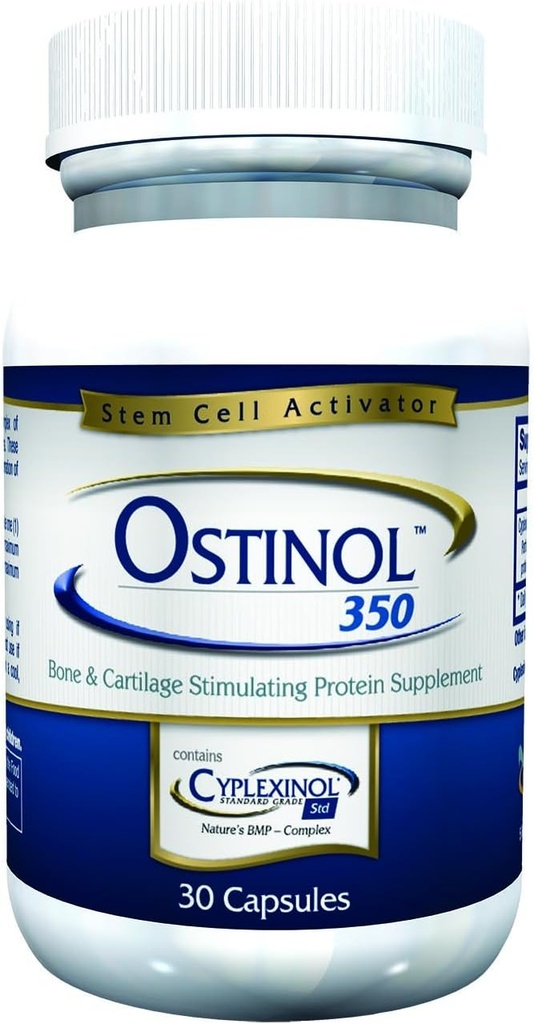 ZyCal Bioceuticals Ostinol(TM) 350 Bone&Cyplexinol® Bio-Active Protein Complexの350mgと共同サプリメント - 変調骨の損失と調整関節機能 - 30ctカプセル
