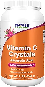 NOW Foods Supplements, Vitamin C Crystals (Ascorbic Acid), Antioxidant Protection*, 3-Pound