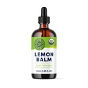 Vimergy USDA 有機レモン バルム チンキ ハーブ サプリメント – 茶に使用することができます - Non-GMO、アルコールフリー -115 mL (1 mL/サービング)