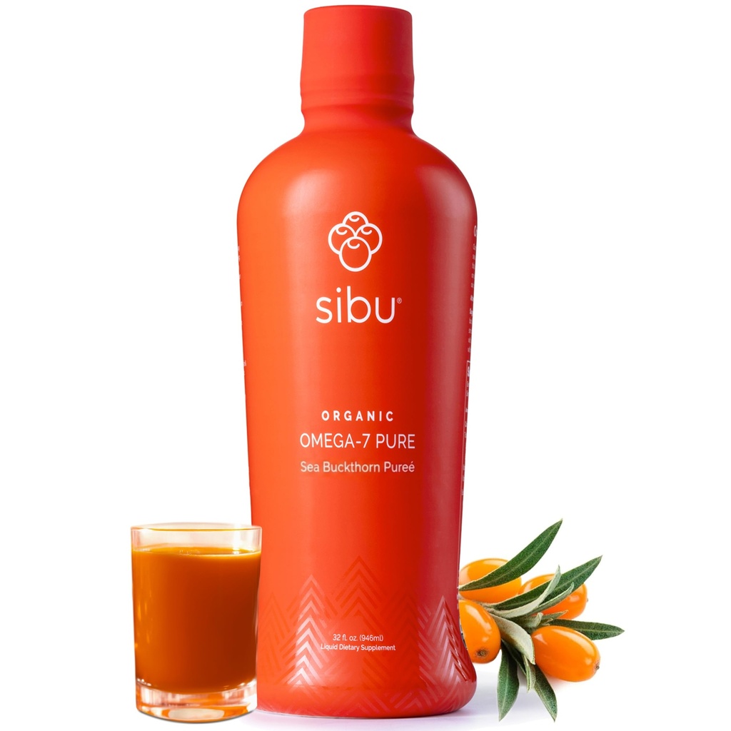 sibu Omega-7 ピュア, 100% 純粋な海のバックホーン ジュース (32 oz) USDA オーガニック