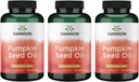 Swansonのカボチャの種油の組合せの草の補足1000のmg 100 Softgelのカプセル(3のパック)