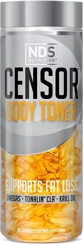 Censor - CLA、魚油、Safflower、オメガ3-6-9のブレンドと脂肪の損失と体トナー - 改善されたエネルギー、代謝および健康のための栄養補助食品 - 180 Softgels