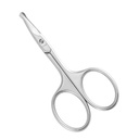 LIVINGO 3.75" Rounded Curved Nose Hair Scissors, Premium Stainless Steel Safety Small Blades Use for Manicure Cuticle Trimming Facial Hair, Eyebrow, Dry Skin