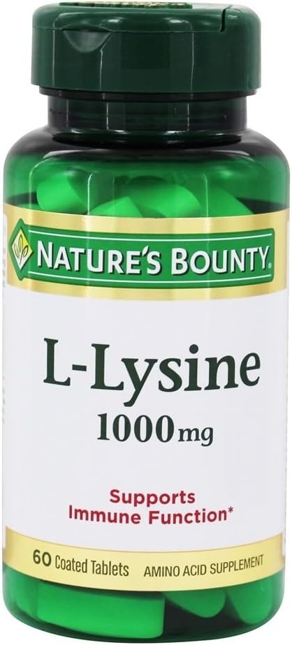 Nature's Bounty L-Lysine, 1000mg, 60錠