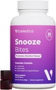 VitaMedica Snooze Sleep Gummies - Melatonin-Free、Zero Grogginess - L-Theanine、Chamomile、パッションフラワー&レモンバーム - 大人のための睡眠補助金 - 30カウント