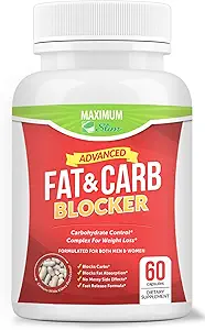 Maximum Slim Fat & Carb Blocker Pure Kidney Bean Extract for Weight Loss and Appetite Suppressant,