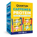 Quantumエネルギースクエア:カフェインと10gタンパク質のエネルギーバー。 ゴーでおいしいヘルシーなスナック。(Vegan、グルテンフリー、大豆フリー、乳液フリー)(Variety 8-Pack)