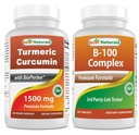 ターメリッククルクミン1500mg&B-100コンプレックス