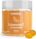 ドロップペルビタミンCグミー、180mg - ビーガン、ペクチン植物ベースの免疫サポートブースターサプリメント - タンジェリン風味、60カウント(1ヶ月の供給)