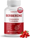 Berberine 14-in-1 Ceylon Cinnamon Apple Cider Vinegar Turmeric Bitter Melon Holy Basil Milk Thistle Fenugreek Gymnema Banaba - アメリカ製