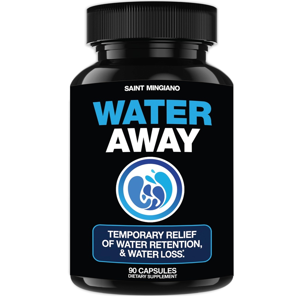 水 Away - 利尿水丸薬 - 保持と洗い流すこと、水救助のエイド&水損失のための足、足、または膨潤 - のための高速作用水流薬(90カプセル)