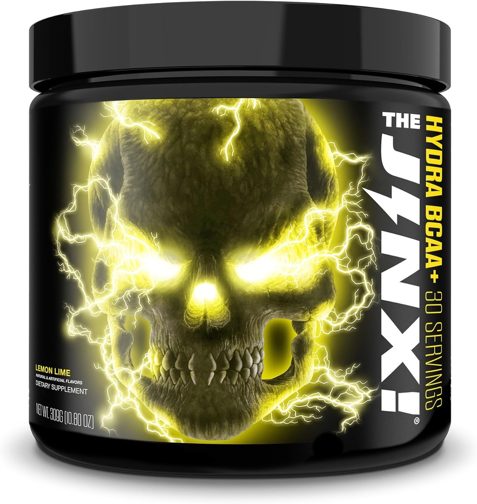 JNXスポーツジンクス! ハイドラBCAA + ポストワークアウトの回復飲み物 - 男性と女性のための電解液と水分補給 - 30サービング、レモンライム