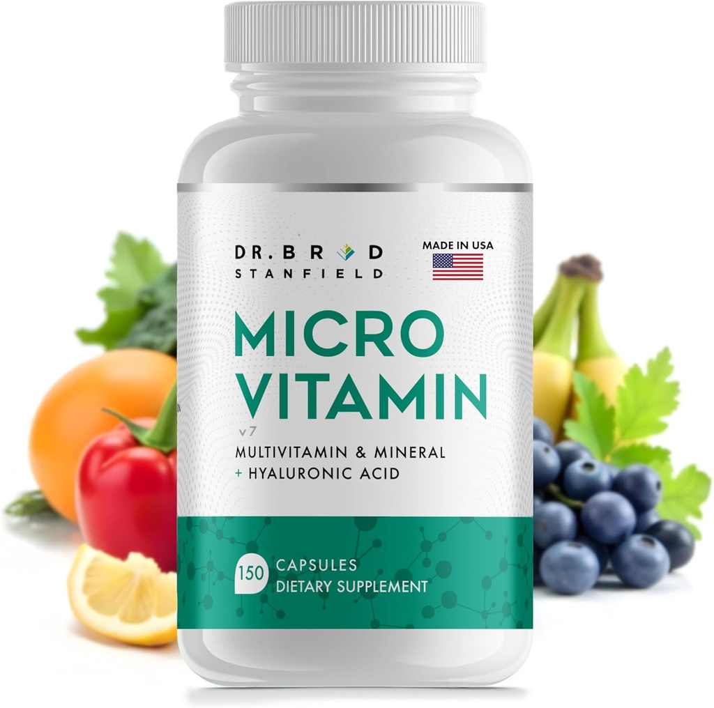 毎日の低い線量の男性及び女性のためのMultiVitamin及び鉱物は認知の性能及び記憶+皮の健康のためのhyaluronic酸+練習のためのTMGを支えます(150の計算)