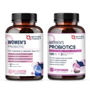 NATURE TARGET女子プロバイオティクス&プレバイオティクス、クランベリー&D-Mannose、50-Billion-CFU、消化の健康/腸の健康/免疫ブースター/体重管理のための有機プロバイオティクス