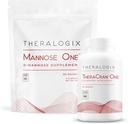 Theralogix TheraCran One + Mannose One Bundle, 90 Count & 7.05 Ounce (Pack of 2)