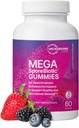 Microbiome Labsは、女性、男性、子供向けのプロバイオティック・グミイズを拠点とする - MegaSporeBiotic Gummies - 消化の健康とマイクロバイオムのサポートのための4 Bacillus Probiotics - ベリー・フレーバー(60 Gummies)