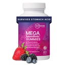 Microbiome Labsは、女性、男性、子供向けのプロバイオティック・グミイズを拠点とする - MegaSporeBiotic Gummies - 消化の健康とマイクロバイオムのサポートのための4 Bacillus Probiotics - ベリー・フレーバー(60 Gummies)