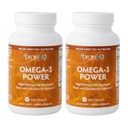 BrainMD Dr Amen Omega-3 Power - 60カプセル、2のパック - ジョイント&免疫サポートサプリメント - DHAとEPAが含まれています - グルテンフリー - 60 Totalサービング