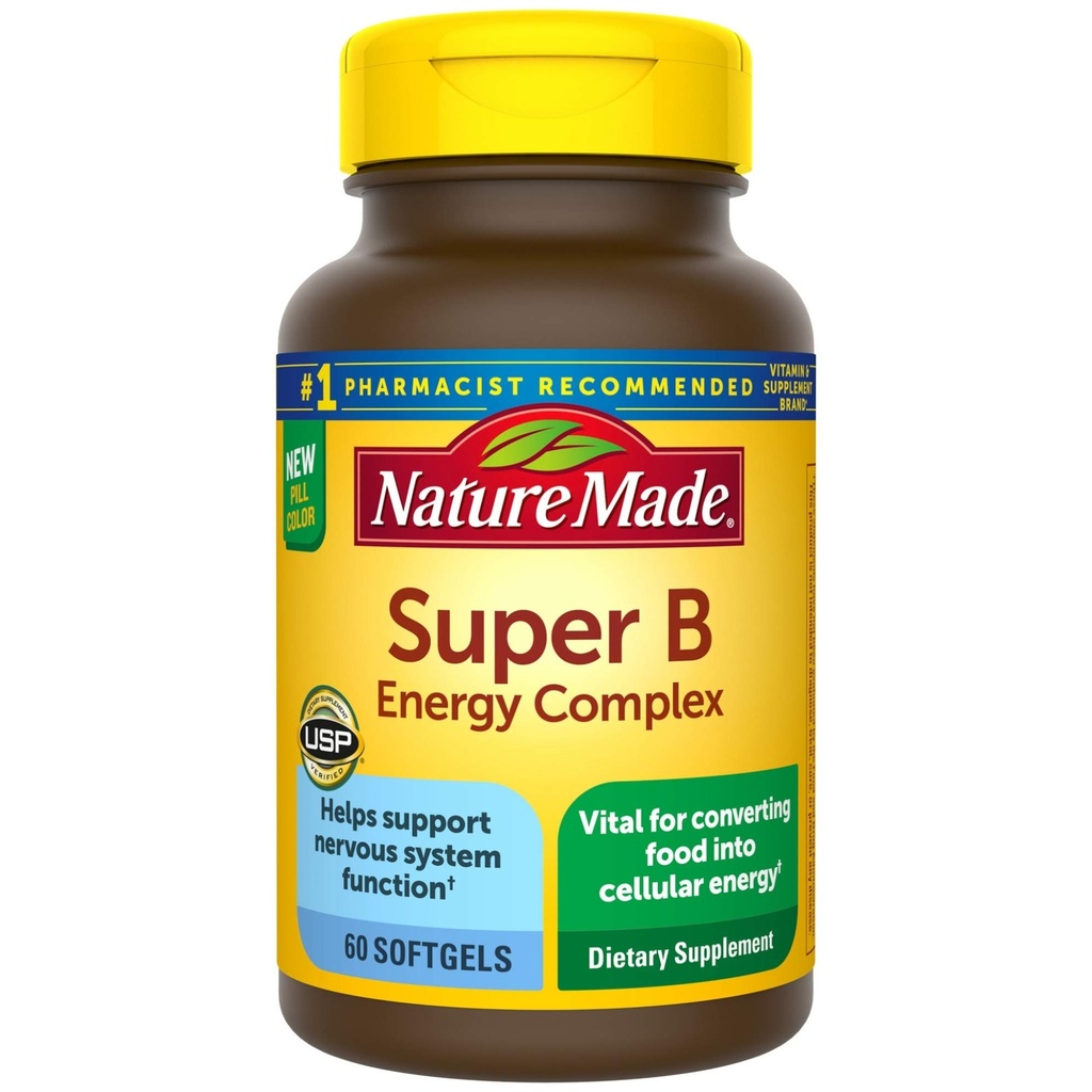 自然は極度のBエネルギー複合体、神経系サポート、60のSoftgels、60日の供給のための食事療法の補足をしました