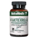 NutraMedixのAntarcticのKrillオイル500mg -魚油の補足- Omega-3s (EPA及びDHA) +アスタキサンチン-接合箇所、免疫、中心、レバー及び頭脳の健康サポートのための赤いKrillの補足(60のSoftgels)