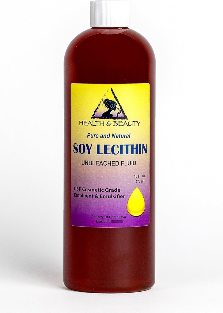 Lecithinの大豆のUnbleachedの液体の乳化剤の Emollientの安定装置純粋な16のoz