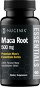 Nugenix Essentials Maca Rootパウダーカプセル - 100%ペルーマカエキス、ペルージンセン、MacaPrime - 60カウント