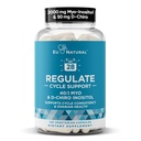 レギュレータサイクルサポート - 最適で女性のためのホルモンバランス 40:1 Myo-Inositol 2000 mg & D-Chiro Inositol 50 mg – 定期的な一貫性のためのサプリメント, 月経 & 排卵サポート – 120 ビーガンカプセル