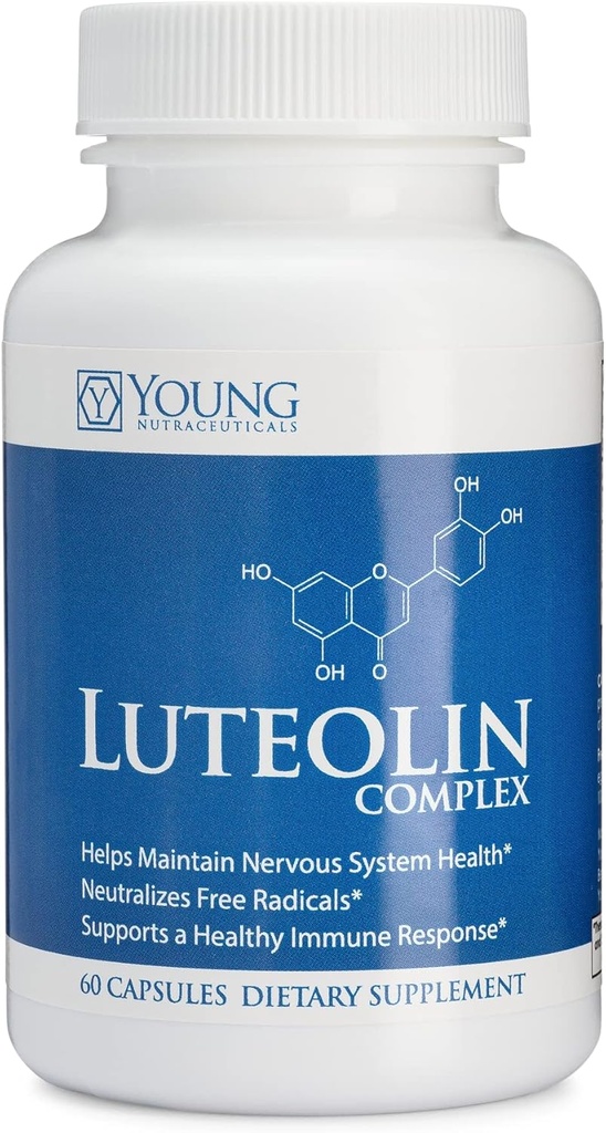 Mirica YoungNutra Luteolin Complex - Supports a Healthy Immune Response and Helps Maintain Nervous System Health* - 60 Capsules