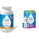 TheraTears 1200mg Omega 3 は目の栄養物、有機によって亜麻仁されたトリグリセリドの魚油およびビタミン E、180 の計算及び乾燥した目の療法の乾燥した目のための潤滑の目の低下、1 の fl oz のびんの対のパックを補います