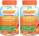 Emergen-CビタミンCグミ、免疫サポート、タンジェリン、スイカ、サワーアップルフレーバーのための栄養補助食品 - 45カウントx 2(パッケージ 2)