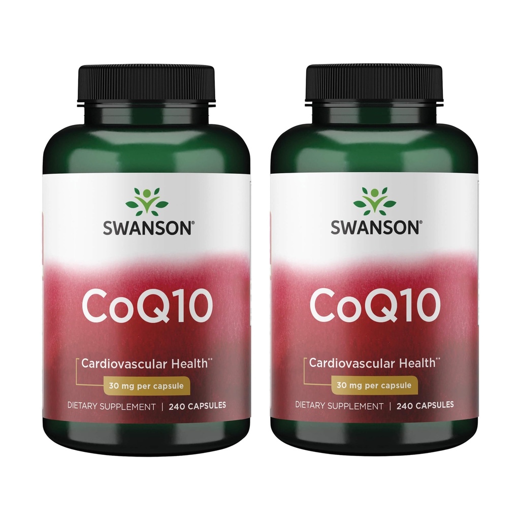 Swanson Coq10 30 mg 240 キャップ (2 パック)