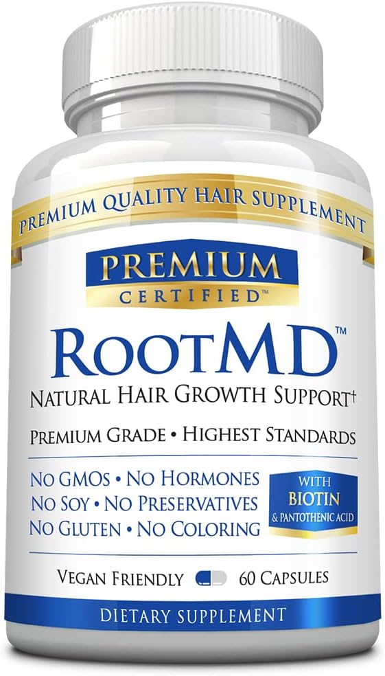 RootMD - 毛の成長、RejuvinateのFolliclesを刺激して下さい、Scalpの循環を改良して下さい-Biotin、銅、Tocopherylのアセテート、Save Palmetto -すべての自然なビーガン友好的な60のカプセル