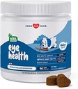 Eye Support for Dogs - 90 Soft Chews - Dog Supplements for Vision, Eye Vitamins for Dogs, with Cod Liver Oil Antioxidant, Dog Omega Supplement, Omega 3 EPA and DHA Fatty Acids.