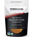 Terrasoulのスーパーフードの有機性Reishiのきのこの粉(4:1のエキス)、5.5 Ozの免疫サポート、圧力救助、よりよい睡眠、アダプトゲンのきの力