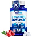 ビタミンD-Mannose 1000mgカプセルが好き - 180ベジギーカプセルを飲みやすい - クランベリーDマンノーズサプリメントは、膀胱と尿路の健康をサポートするのに役立ちます