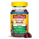 自然は大人のための高度のMultivitaminのガミー、女性および人のMultivitaminのガミーをマグネシウムのクエン酸塩、カルシウム及びBのビタミン、毎日のサポート、90のガミー、30日の供給作りました