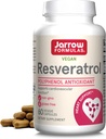 Jarrow Formulas® Resveratrol 100 mg, ダイエットサプリメント, 心機能のための酸化防止サポート, 60 ベジギーカプセル, 60 日の供給