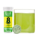 8GreensのSupergreensのタブレット 極度の緑の粉のSuperfoodのタブレット、Metabolismの免除及び焦点、毎日緑のEffervescentのタブレット、有機性:アロエVera、Spirulina、Chlorella、レモン ライム、10のサービング