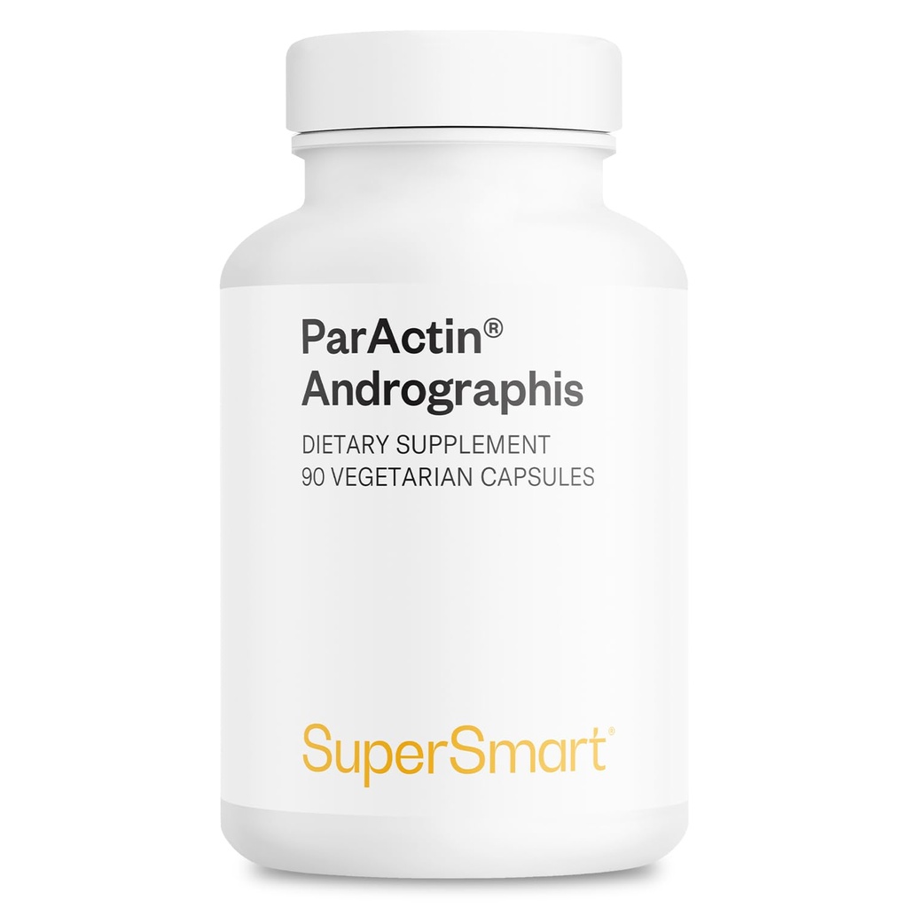 Supersmart - 1日あたりのパルActinサプリメント300mg(高強度) - Andrographis Paniculata   非GMO&グルテンフリー - 90ベジタリアンカプセル